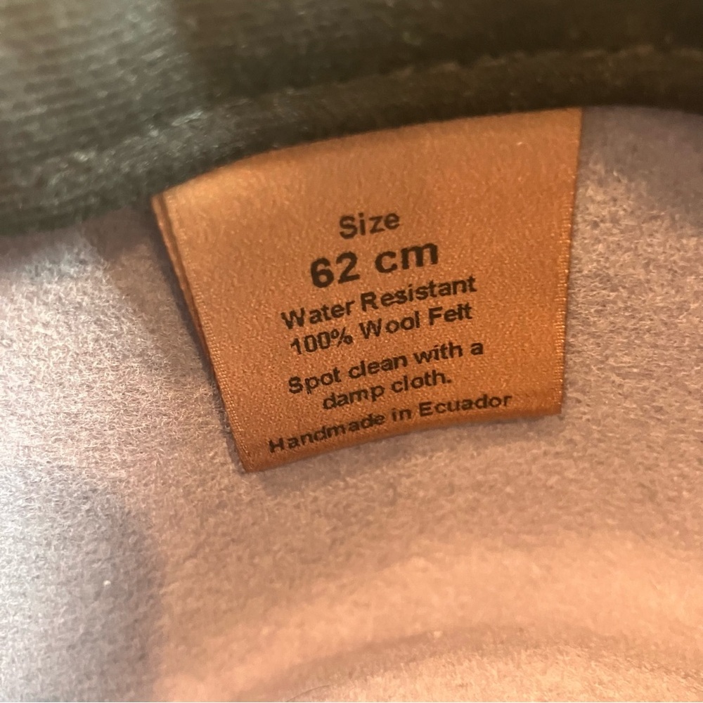 Borges & Scott Doyle Teardrop Fedora 100% Wool Felt Water Repellant 62 cm XL - Picture 8 of 12